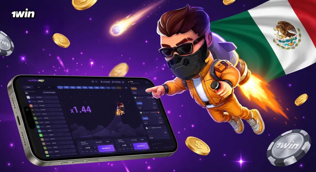 Lucky Jet en 1win México - Crash Game Exclusivo 2026